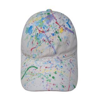 Sportsman Slideback Hat Multicolor OSFA Adjustable Paint Splatter